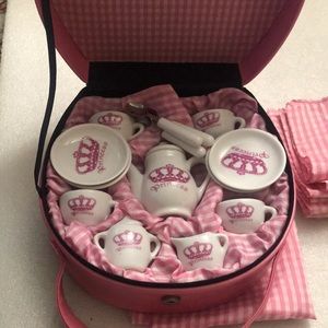 Princess 22 Pcs Porcelain Tea Set for girls